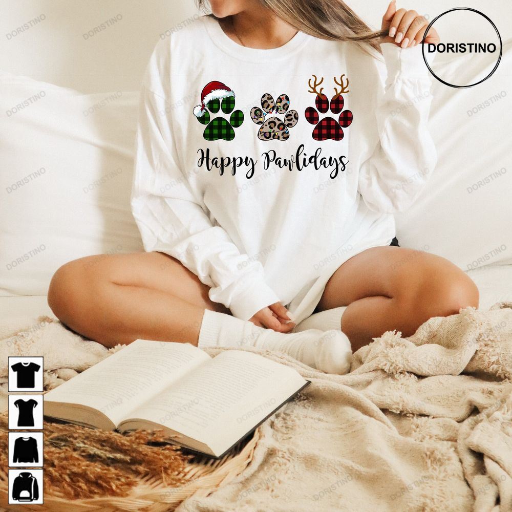 Happy Pawlidays To You - Personalized Custom All-Over-Print Sweatshirt